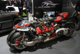 В Женеве представлен необычный мотоцикл Lazareth LM847